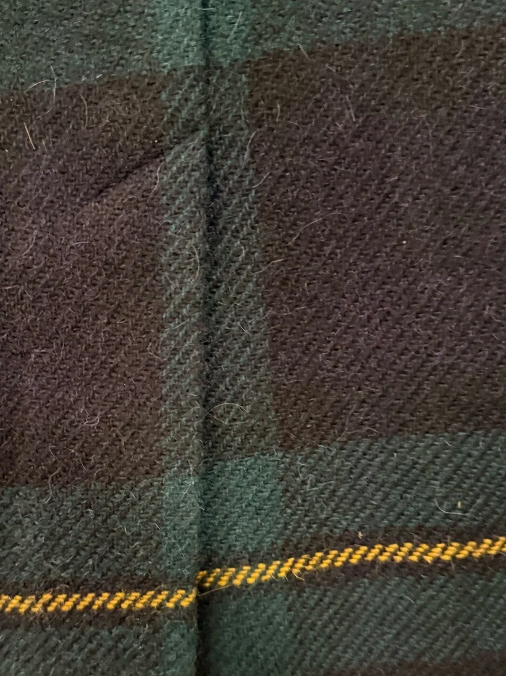 Polo by Ralph Lauren Navy & Green Plaid Sport Coat with Gold Accents - Picture 9 of 15